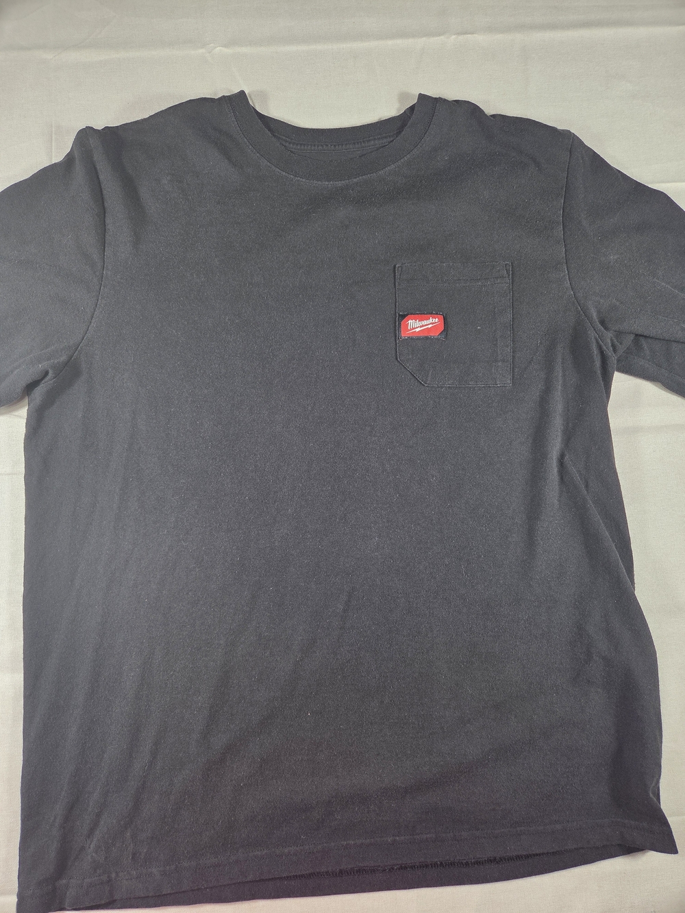 Milwaukee Heavy Duty Black Long Sleeve Pocket Tee XL